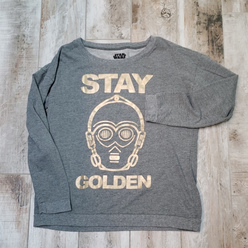 Star wars c3po sweatshirt stay golden